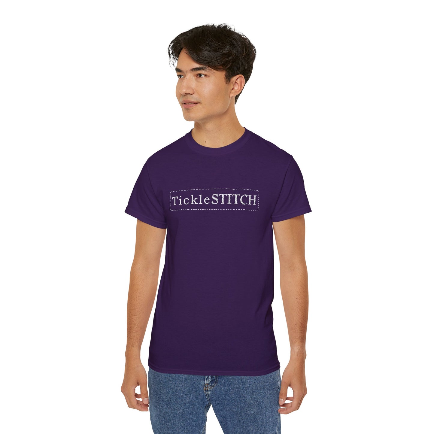 Tickle Stitch Logo Unisex Cotton T-Shirt