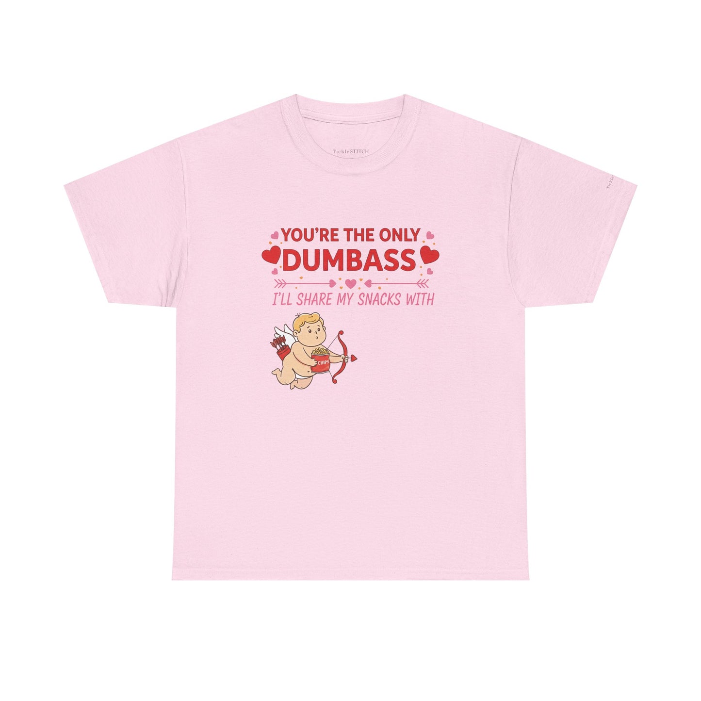 Funny Valentine's Day Cupid Tee – Snacks Love Boyfriend Girlfriend Gif