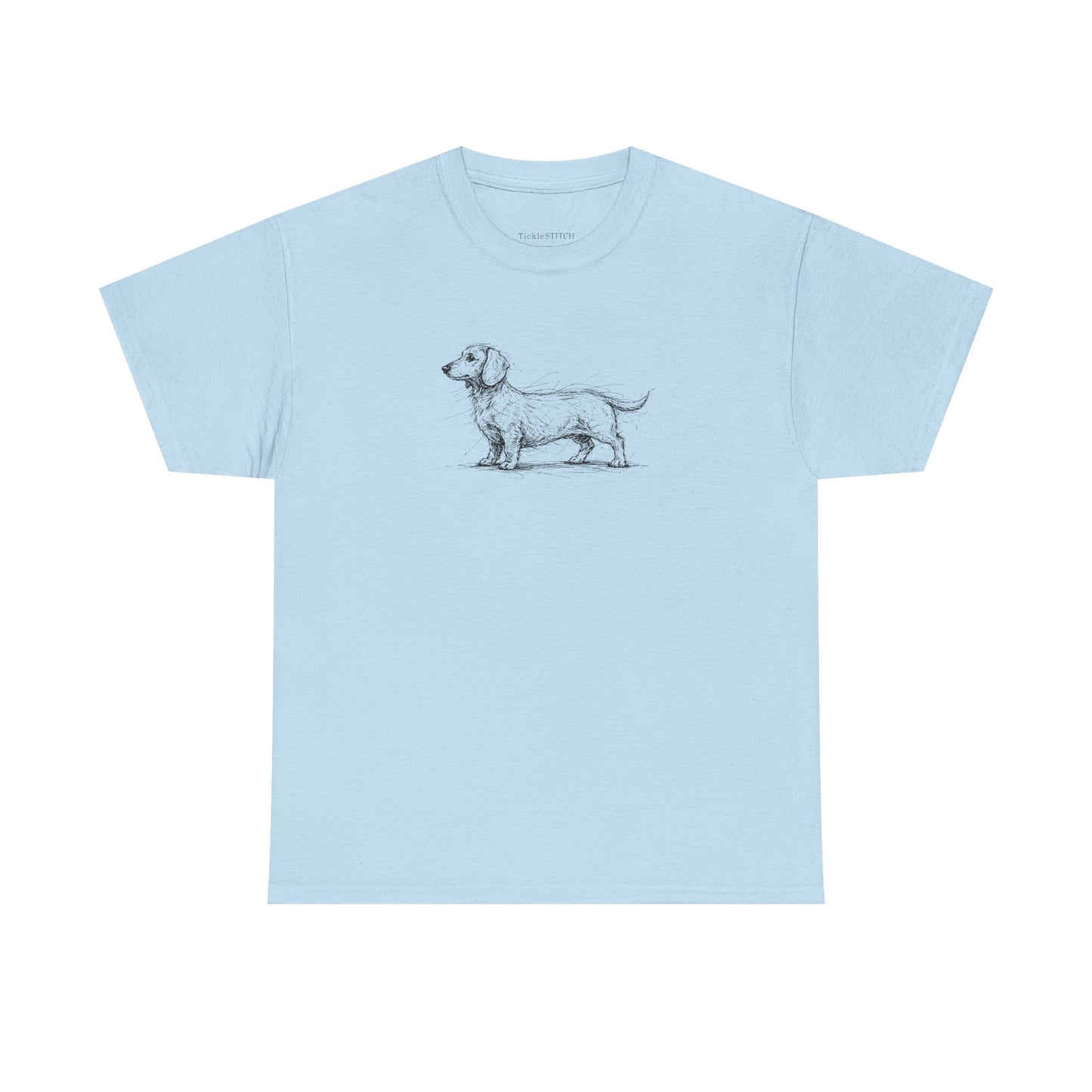 Dachshund Sketch Art Tee for Wiener Dog Lovers & Doxie Moms