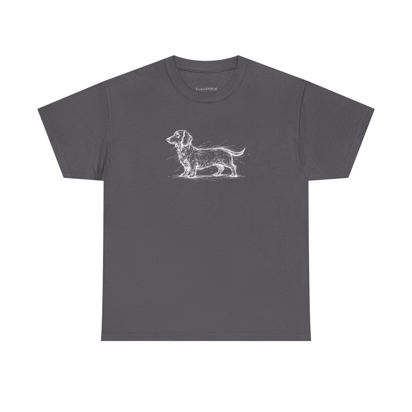 Dachshund Sketch Art Tee for Wiener Dog Lovers & Doxie Moms
