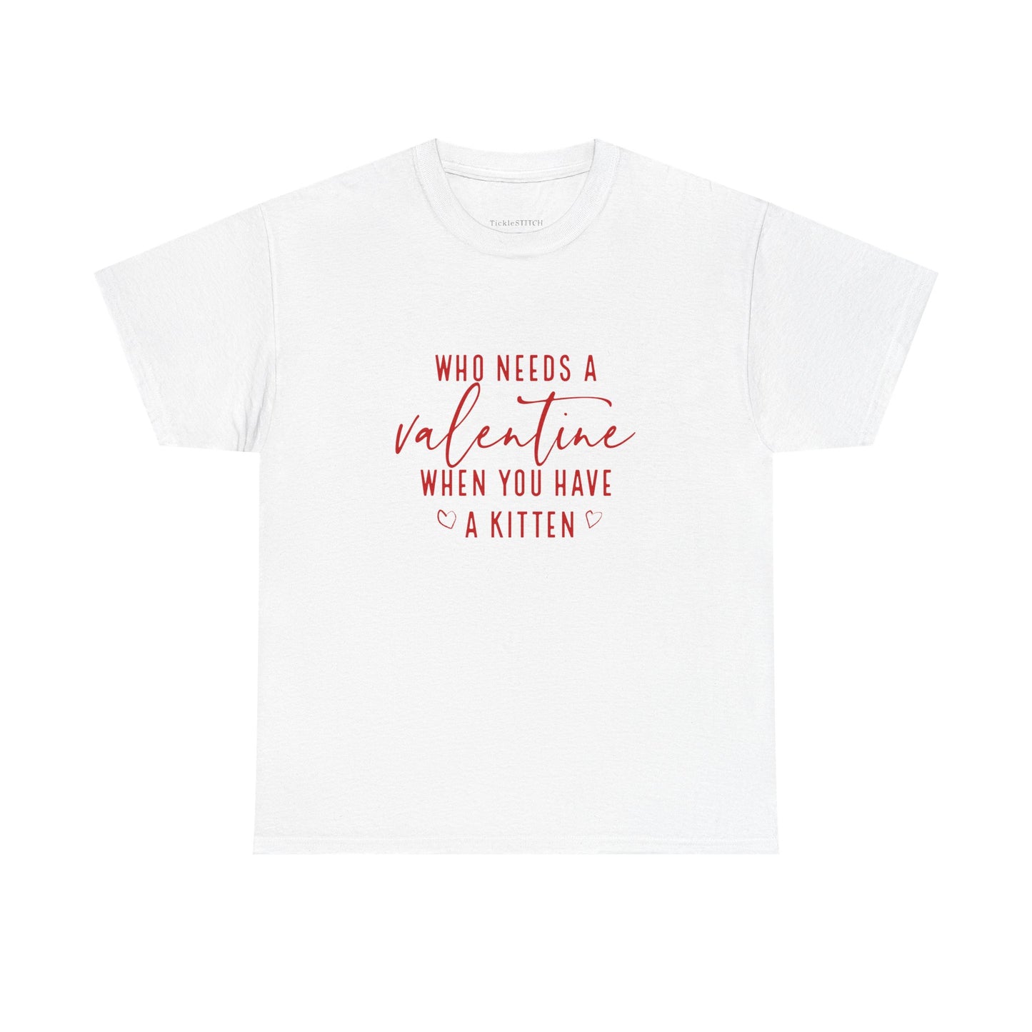 Cute Kitten Valentine's Day Shirt for Cat Lovers & Pet Parents