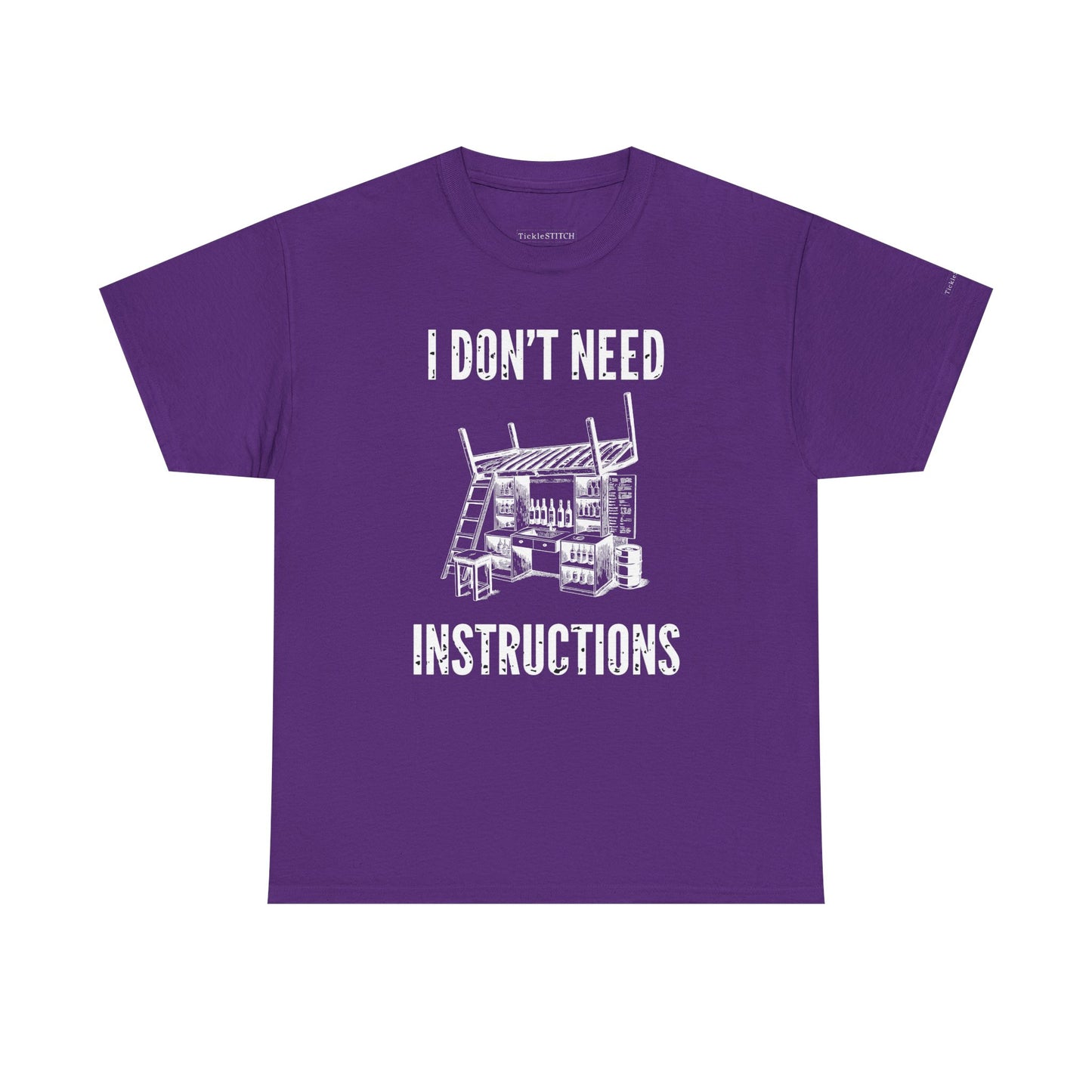 I Don't Need Instructions Handyman Tradesmen Funny Dad Joke T-Shirt