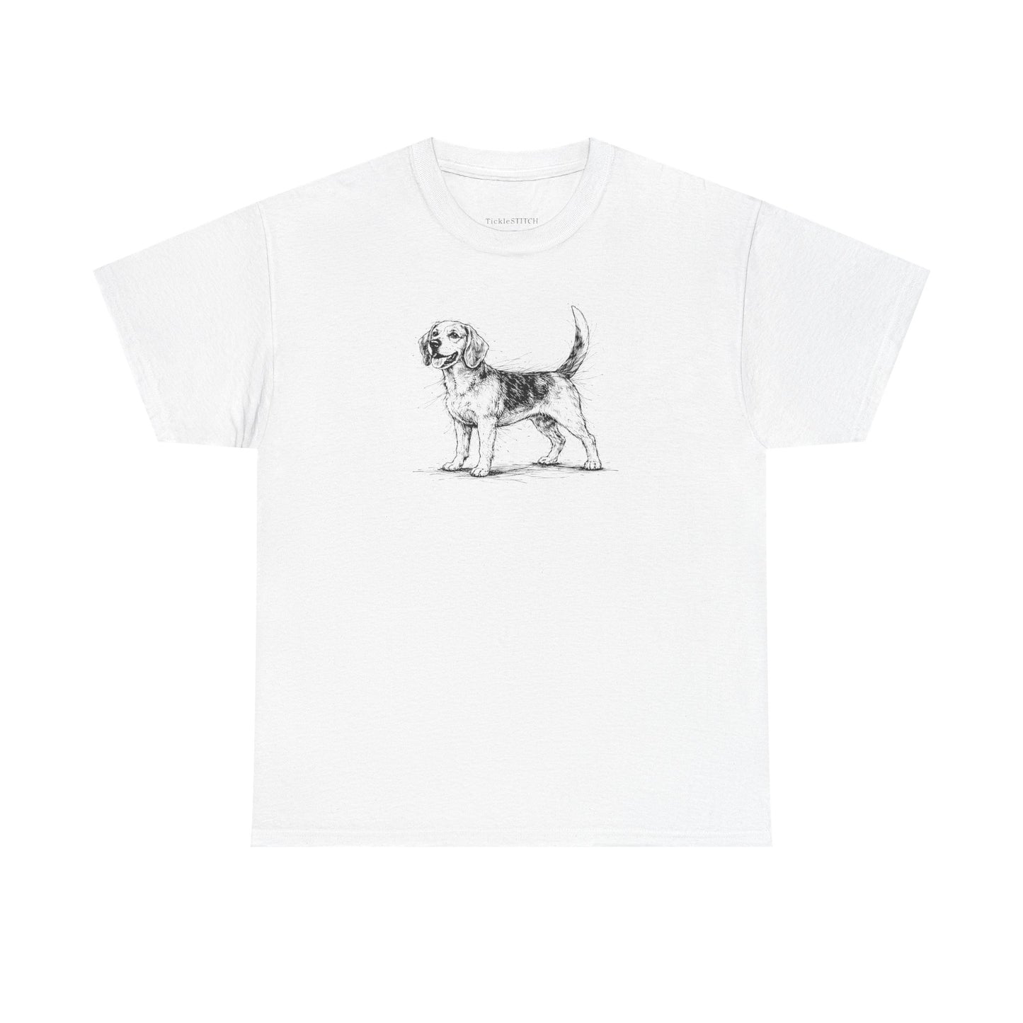 Beagle Sketch Art Shirt for Dog Lovers - Hound Dog Tee Gift