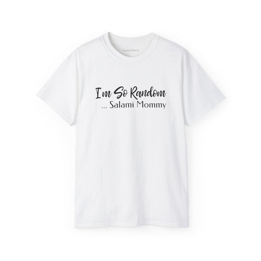 Absurdist Salami Mommy Tee: Funny Random Mom Gift & Novelty Apparel