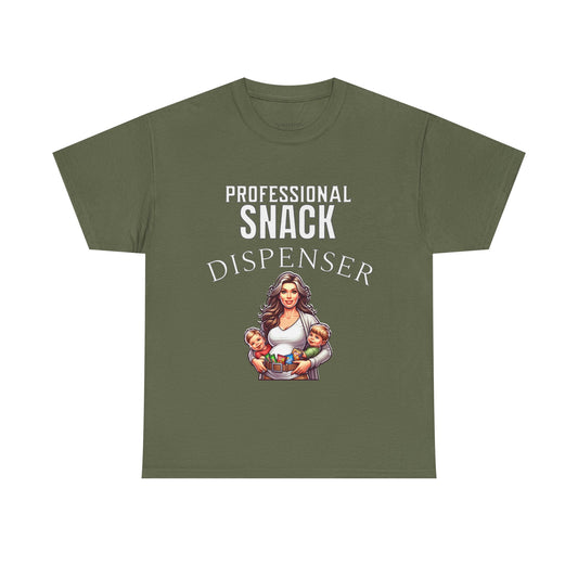 Professional Snack Dispenser Lighter Skin Mom Life Funny Mama Tee