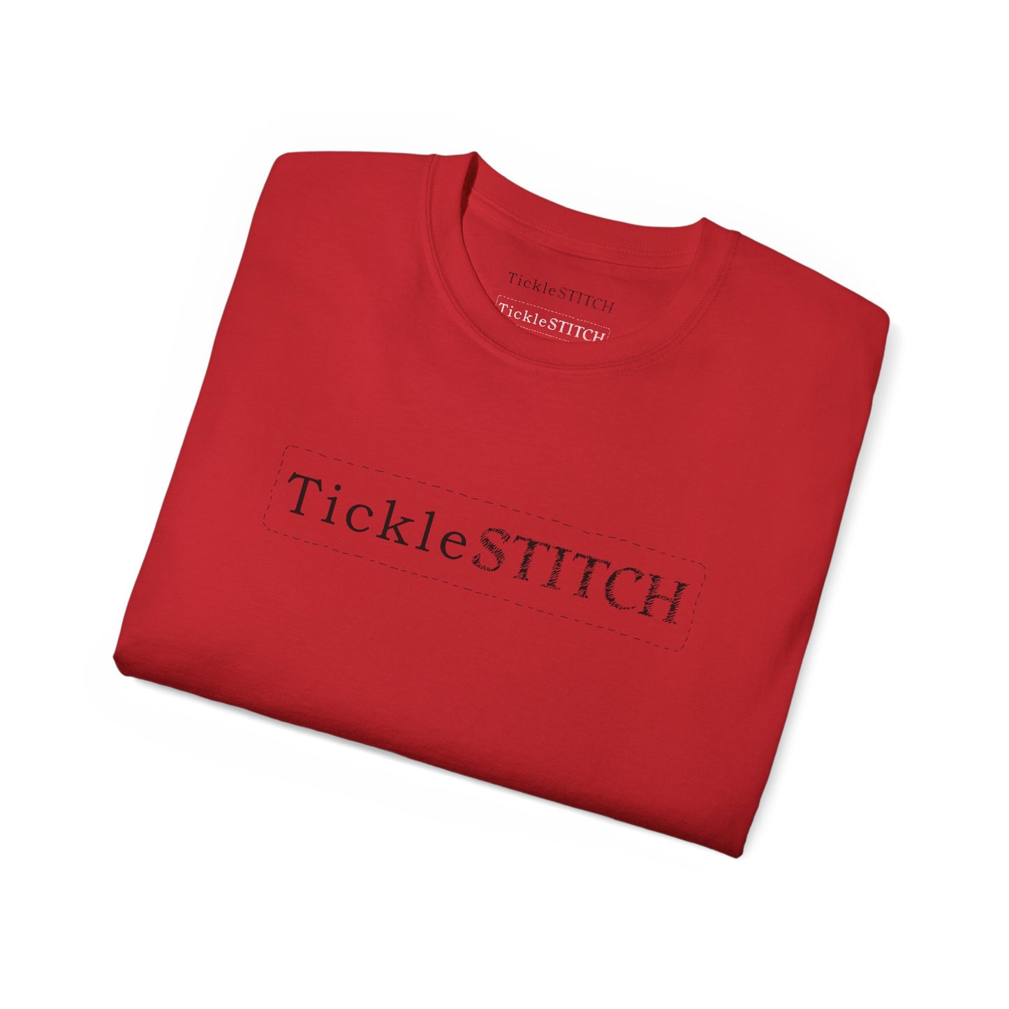 Tickle Stitch Logo Unisex Cotton T-Shirt