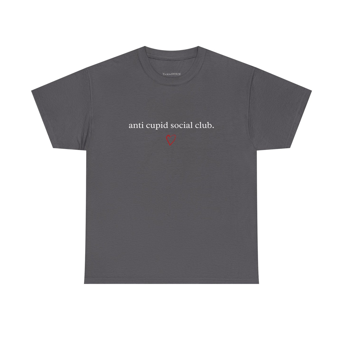 Anti Cupid Social Club Tee - Valentine's Day Sarcasm Apparel