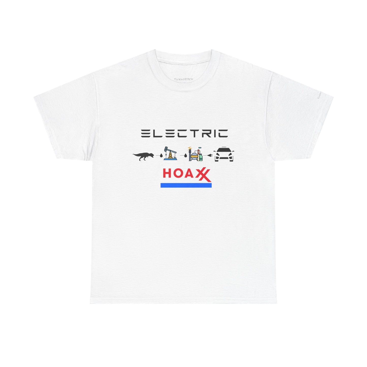 Anti-Electric Vehicle Hoax Skeptic Fossil Fuel Loyalty T-Shirt
