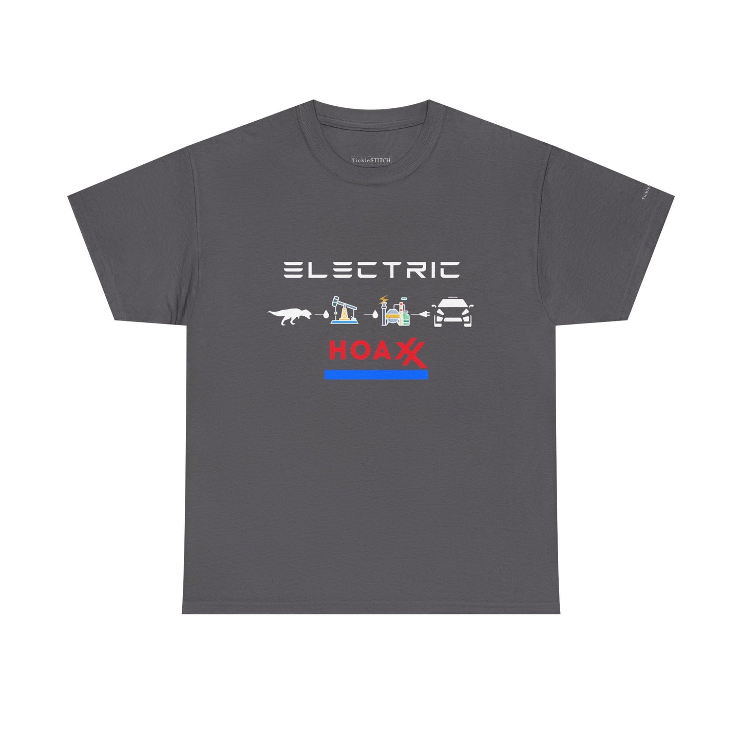Anti-Electric Vehicle Hoax Skeptic Fossil Fuel Loyalty T-Shirt