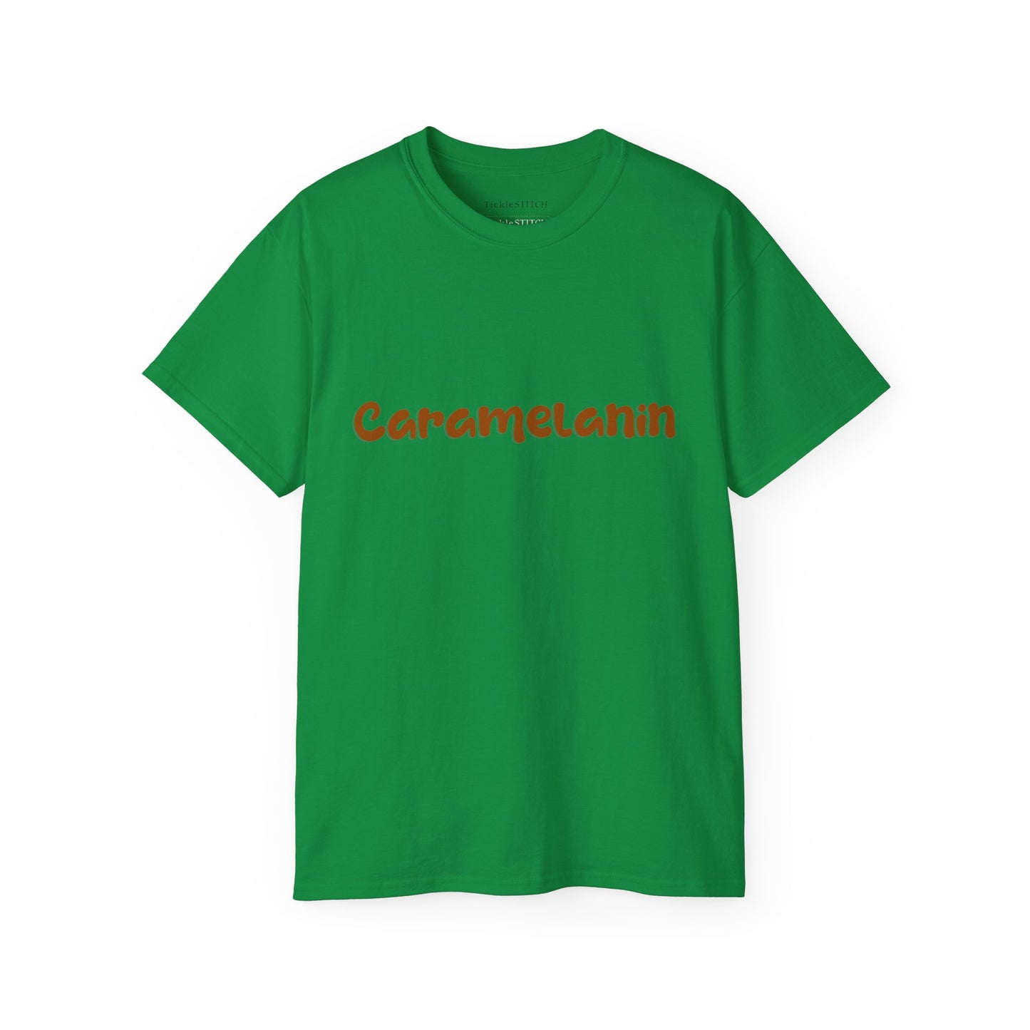 Caramelanin. Caramel Melanin. Caramelanin. Women's Cotton Funny T-shirt