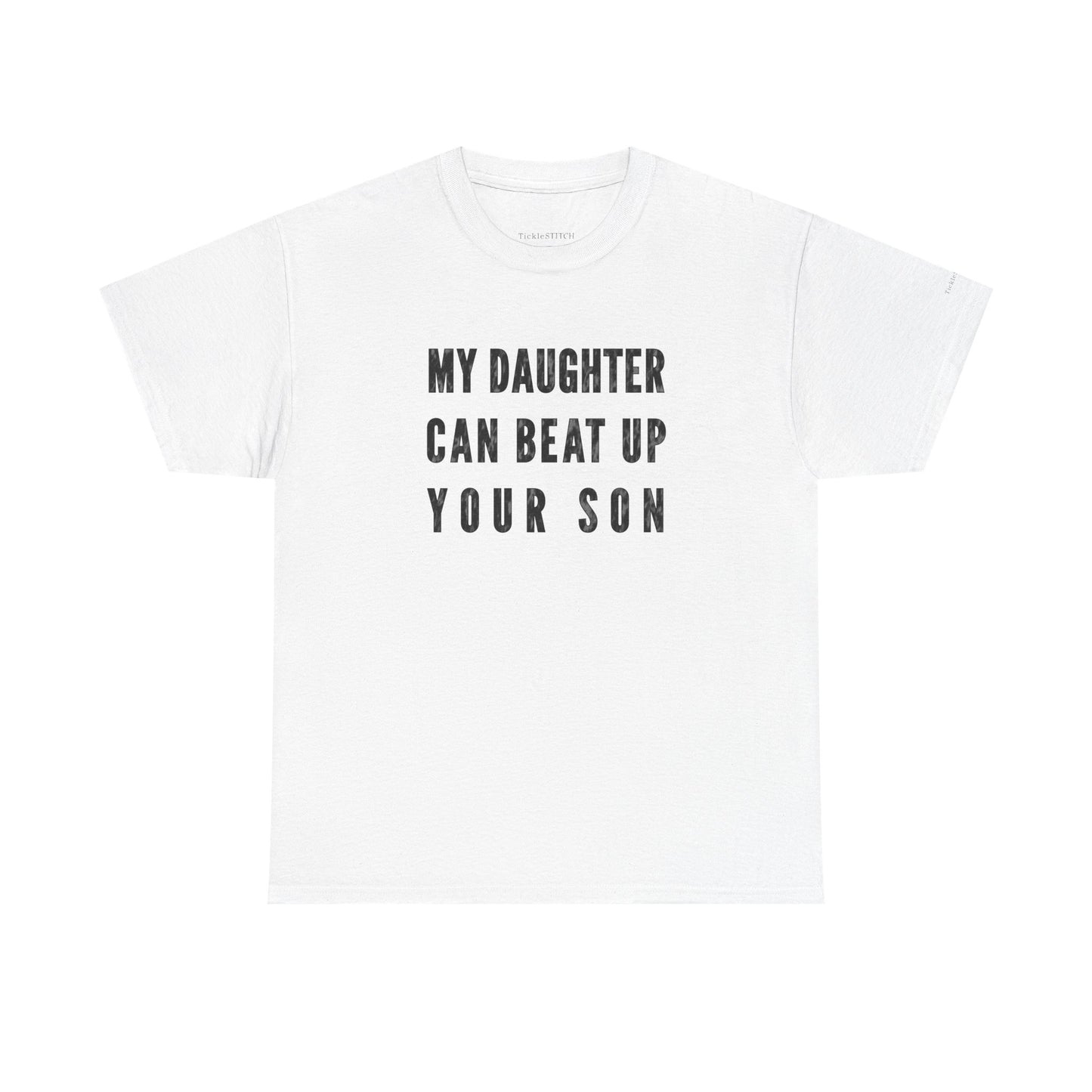Proud Dad Strong Daughter Tee. Protective Father Tough Girl Power Shir