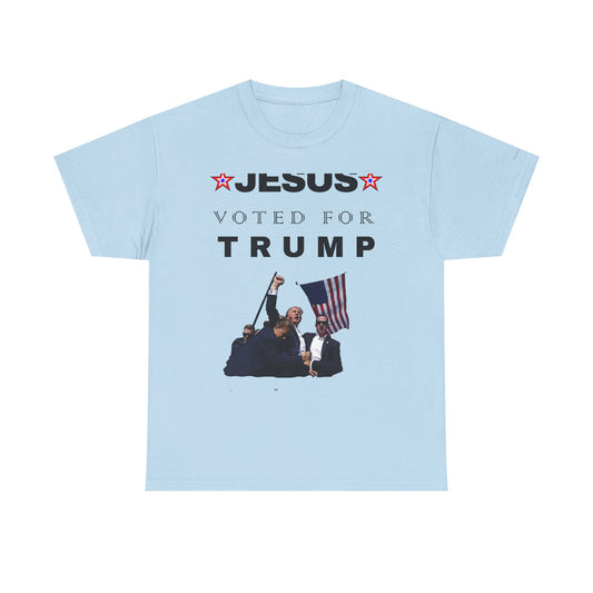Jesus Voted Trump July 13th MAGA Supporter Christian Conservative T-Sh