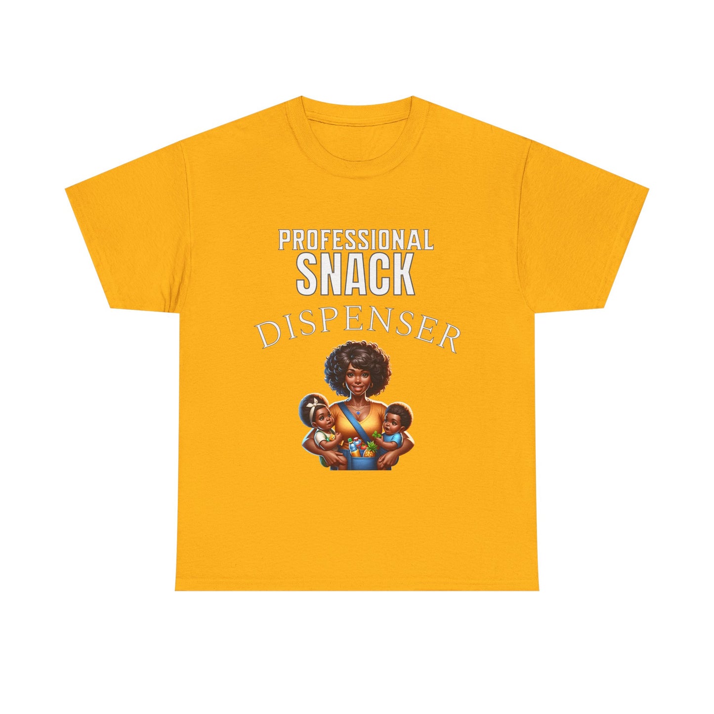Professional Snack Dispenser Darker Skin Mom Life Humor Shirt