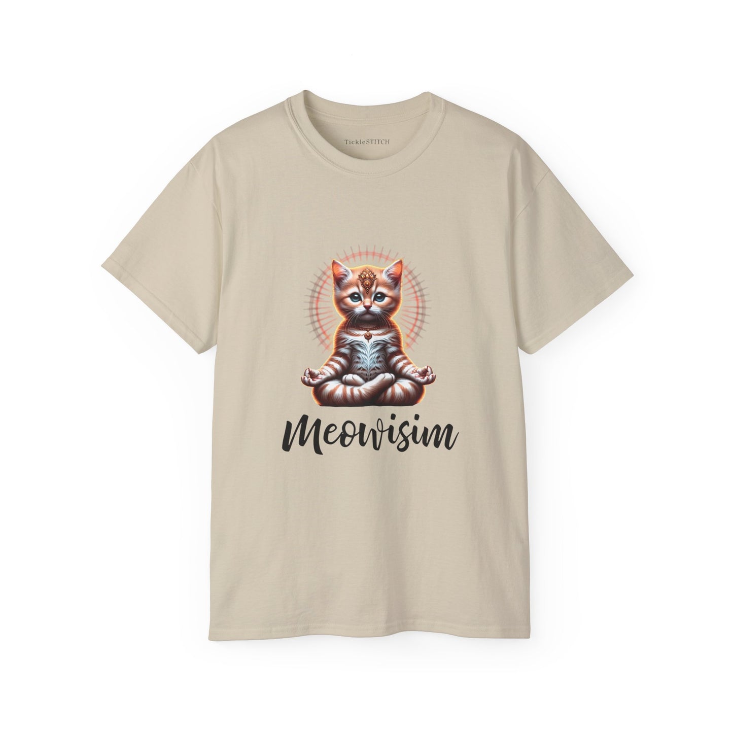 Purr Meowisim Kitty Cat Cotton Unisex Funny T-Shirt