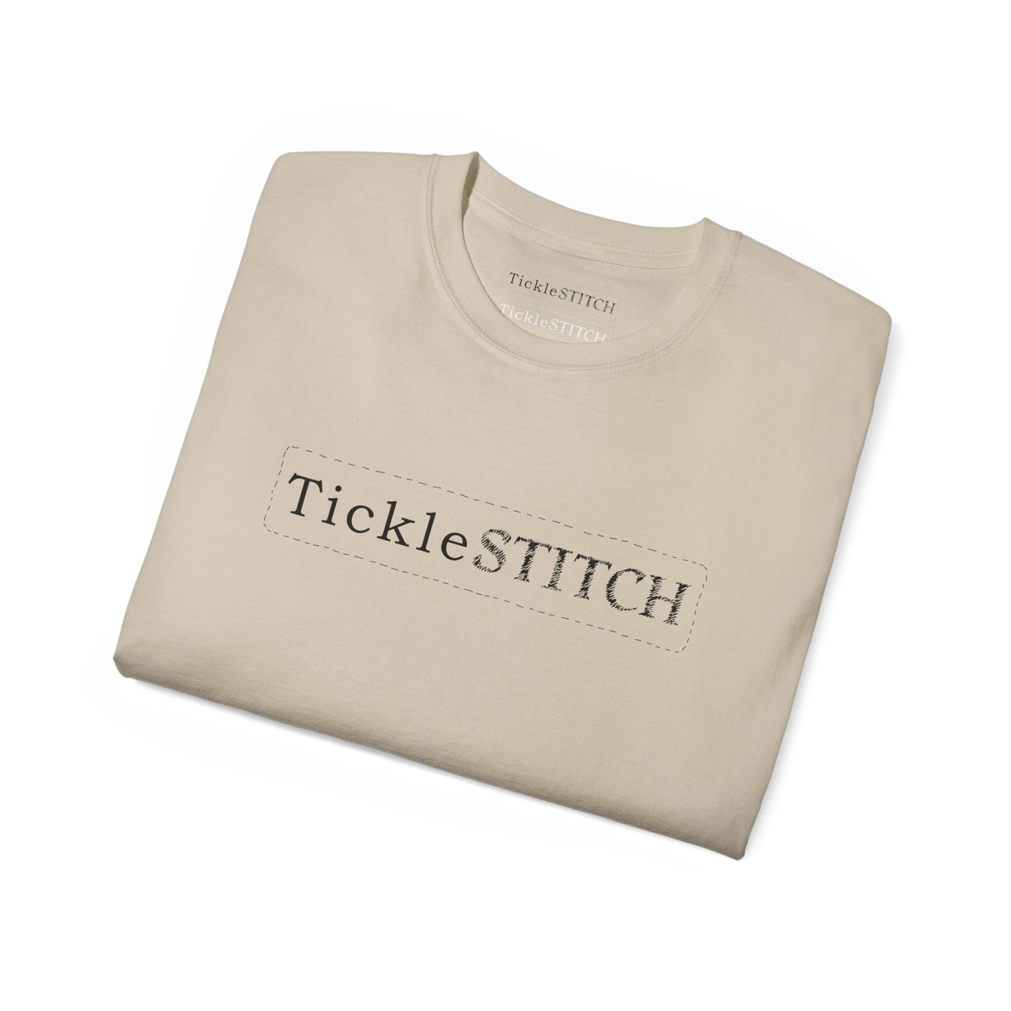 Tickle Stitch Logo Unisex Cotton T-Shirt