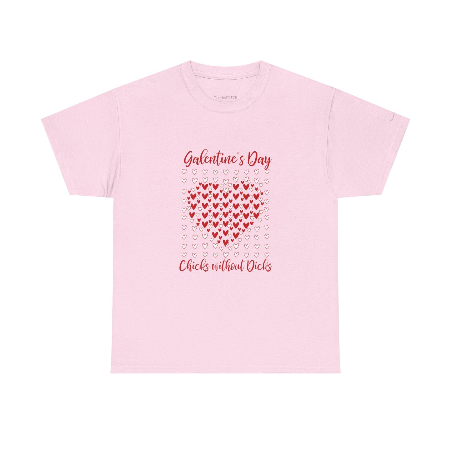 Galentine's Day Ladies Only Heart Mosaic Anti-Valentine Doodle Hearts