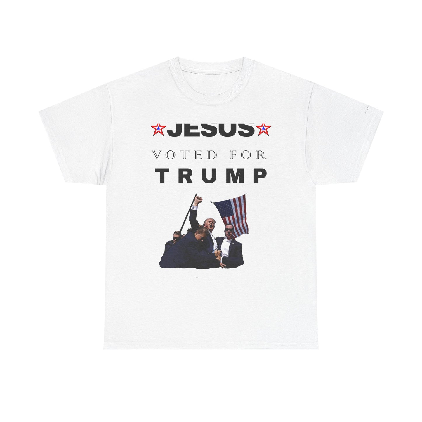 Jesus Voted Trump July 13th MAGA Supporter Christian Conservative T-Sh