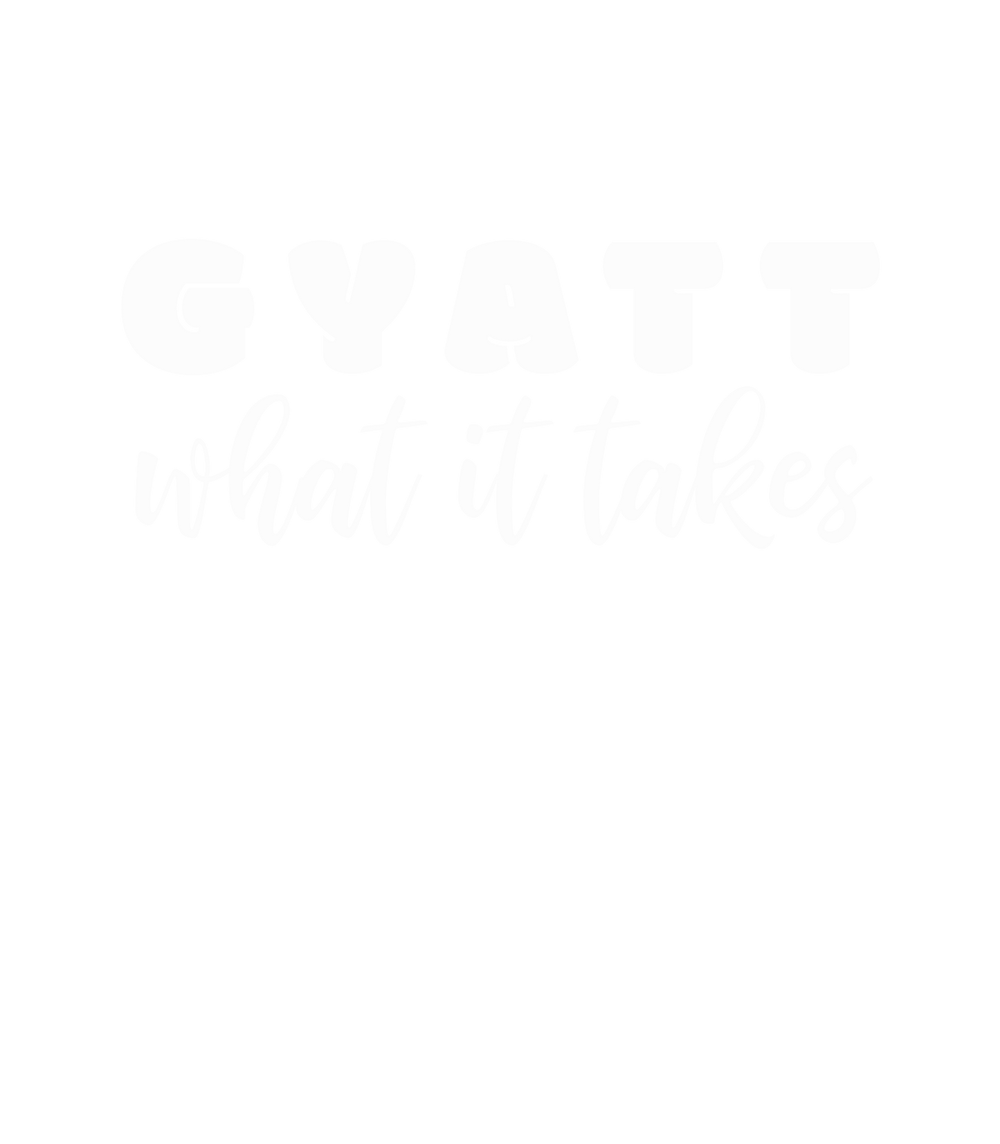 a black and white photo with the words gyatt what it takes