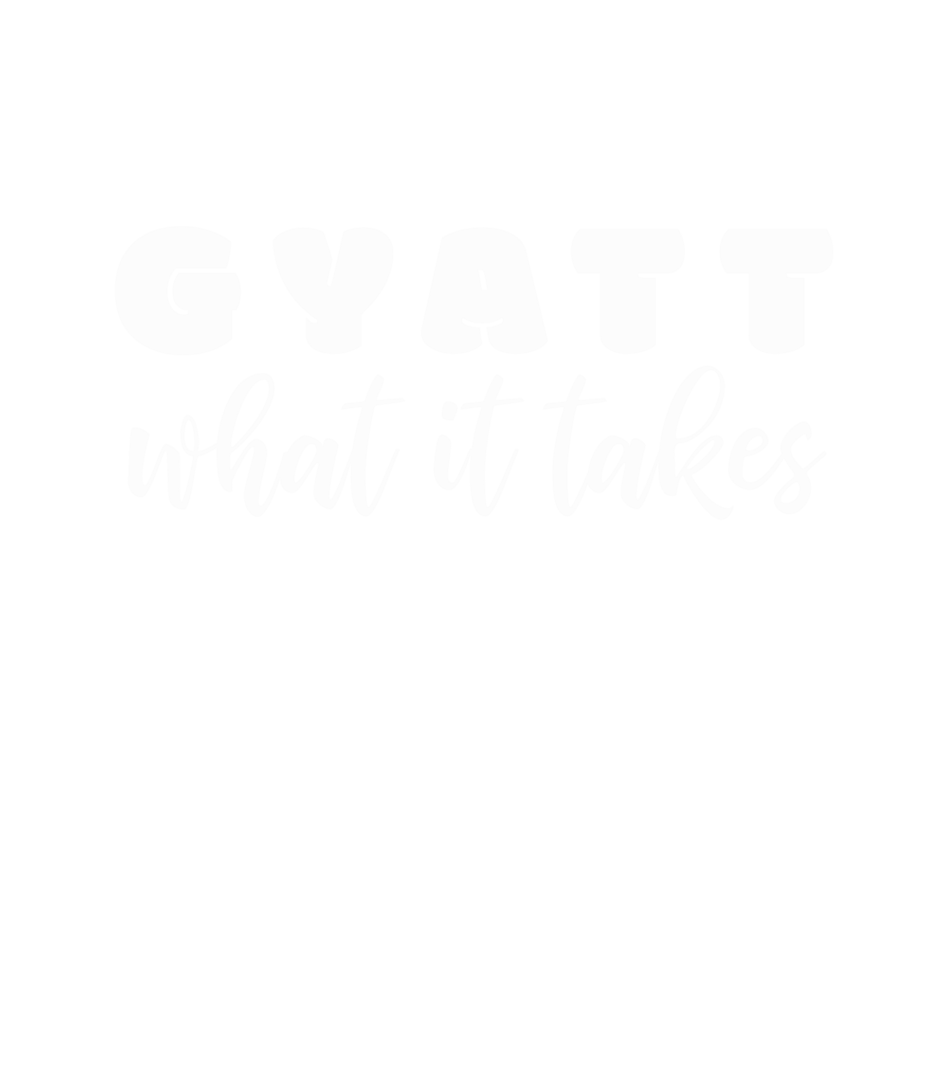 a black and white photo with the words gyatt what it takes