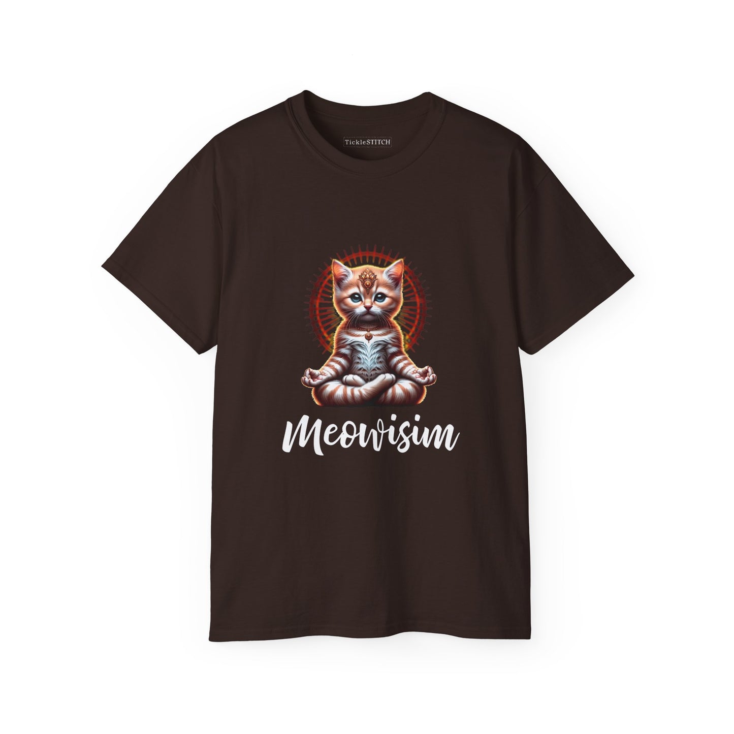 Purr Meowisim Kitty Cat Cotton Unisex Funny T-Shirt