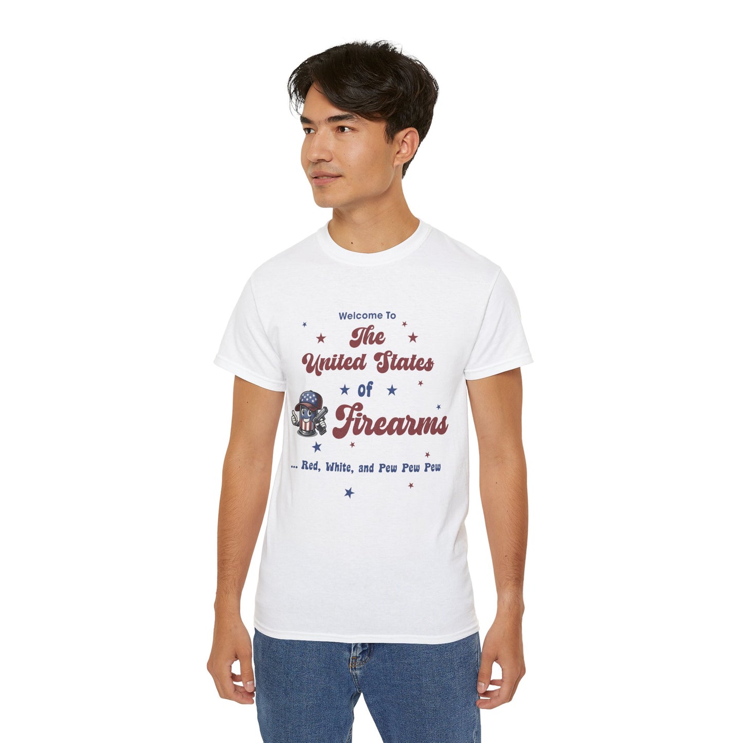 United States of Firearms Cotton Unisex Funny T-Shirt