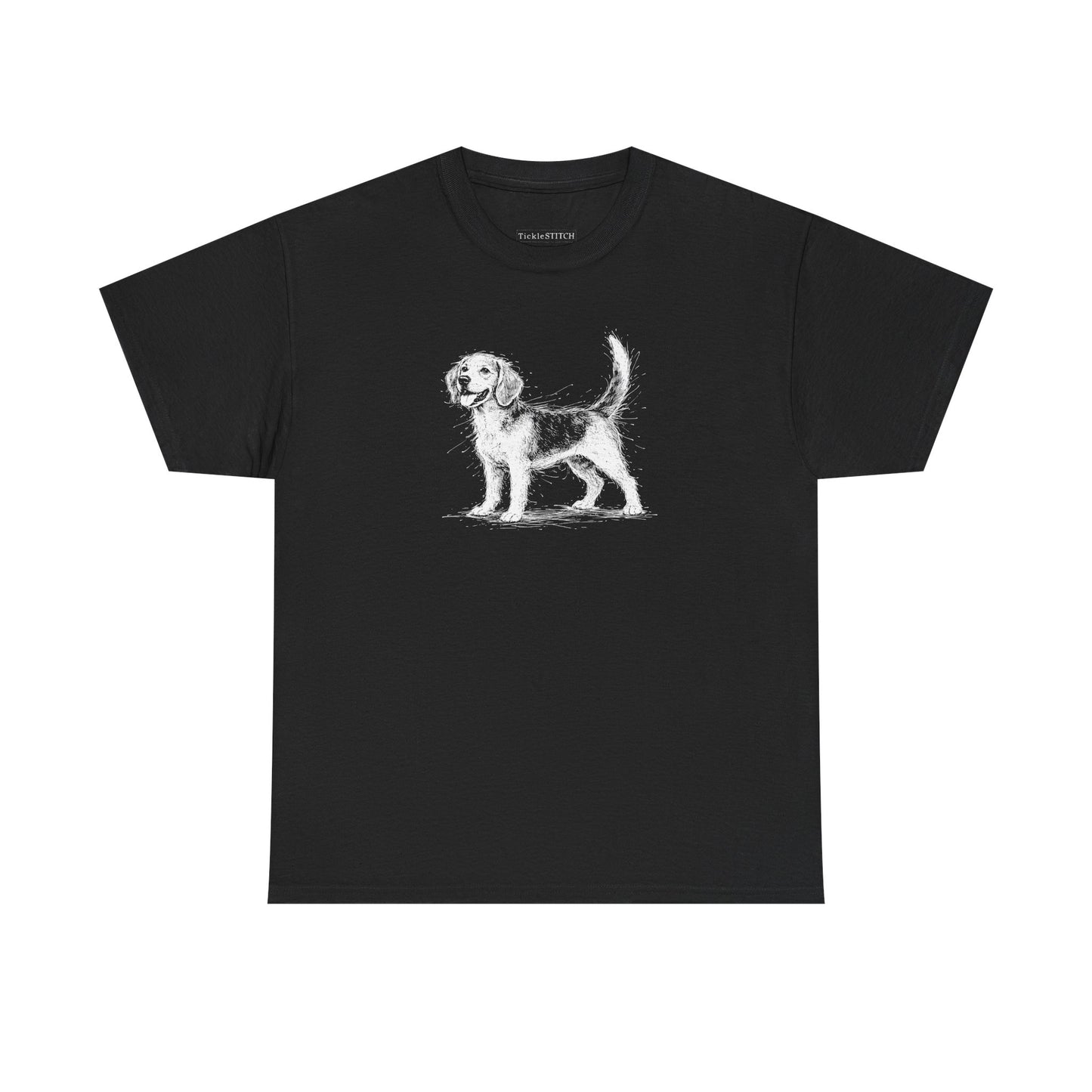 Beagle Sketch Art Shirt for Dog Lovers - Hound Dog Tee Gift