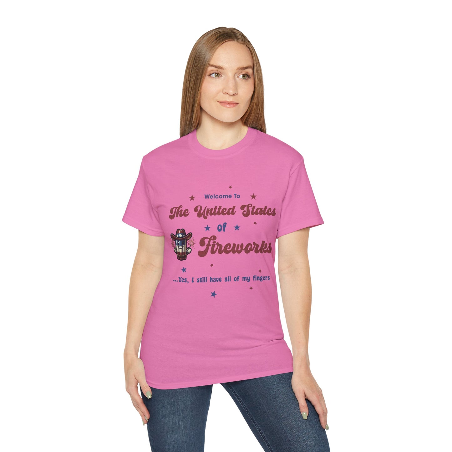 USA Independence Day Fireworks Shirt – Patriotic July 4th Apparel
