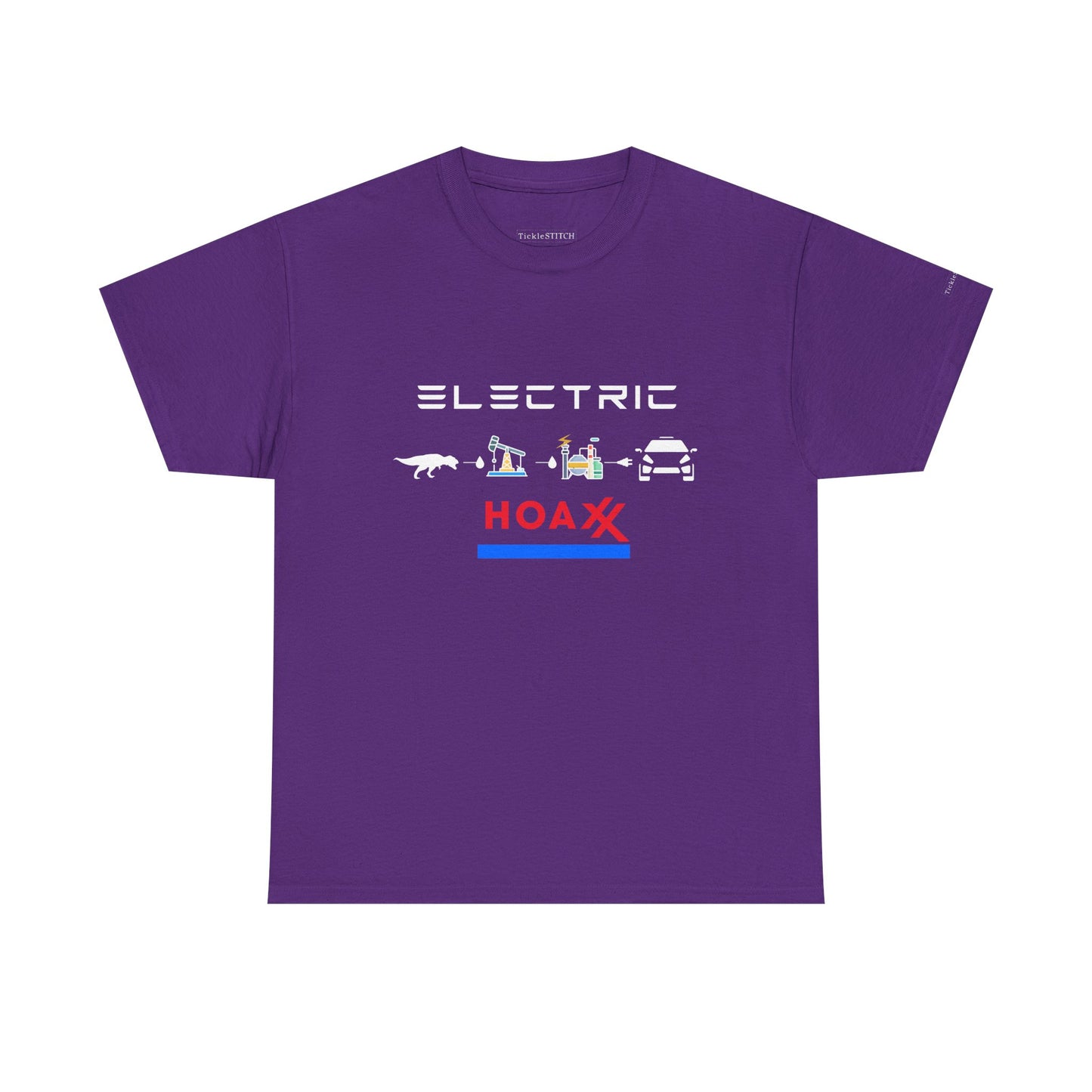 Anti-Electric Vehicle Hoax Skeptic Fossil Fuel Loyalty T-Shirt