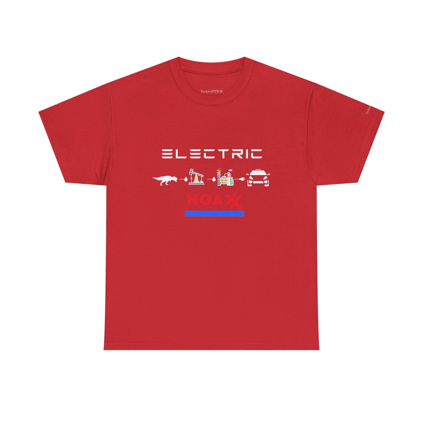 Anti-Electric Vehicle Hoax Skeptic Fossil Fuel Loyalty T-Shirt