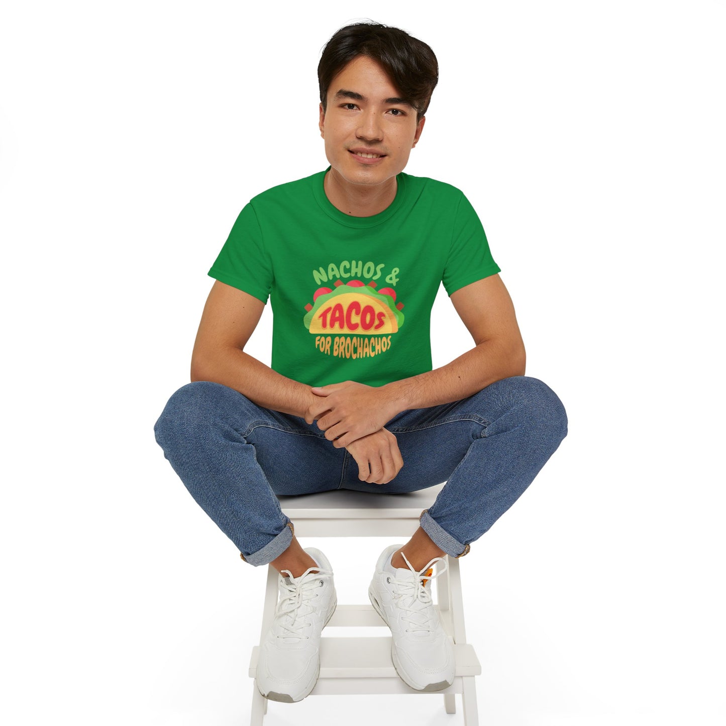 Nachos and Tacos for BroChachos Unisex Cotton Funny T-shirt