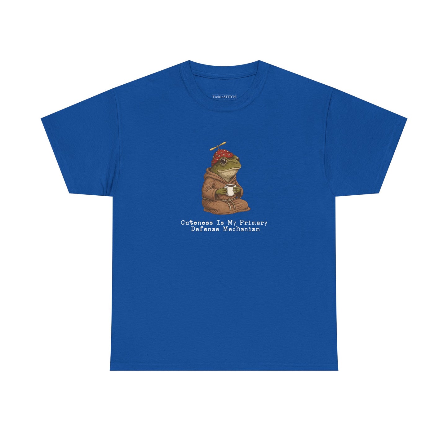 Weaponized Cuteness Frog Tee: Sarcastic Defense Mechanism Humor