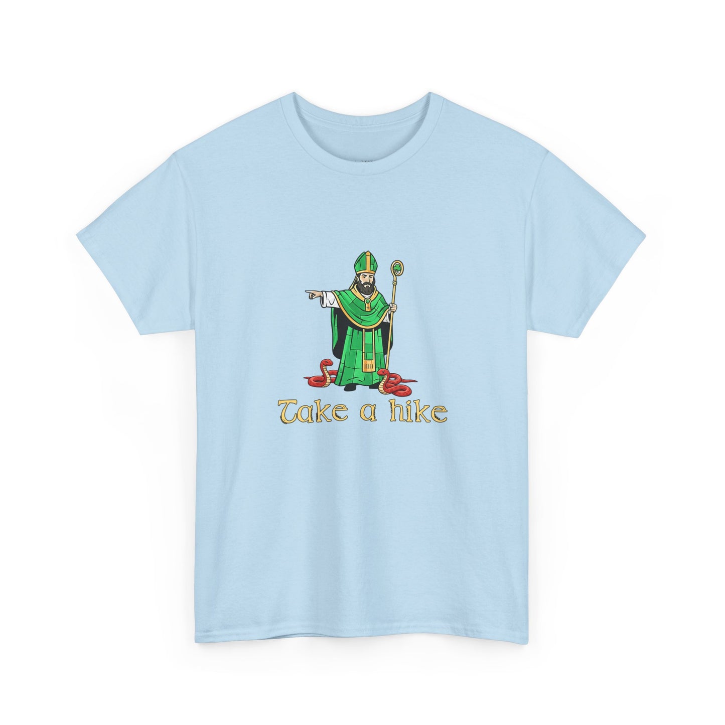 Take a Hike St. Patrick Kicking Out Snakes