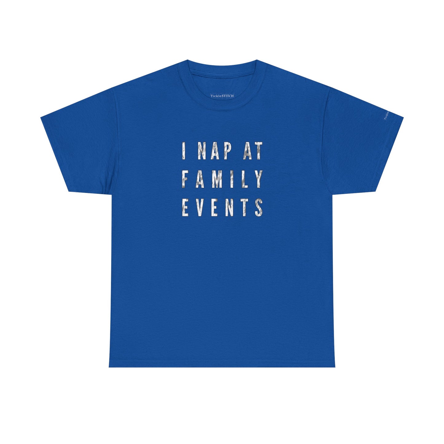 I Nap At Family Events Funny Tee for Tired Dads & Introverts