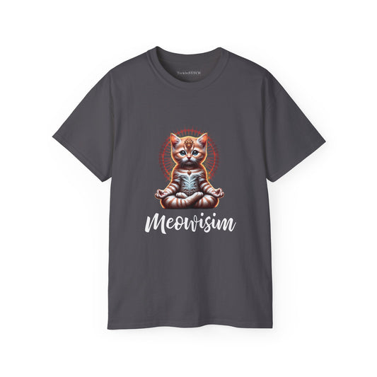 Purr Meowisim Kitty Cat T-Shirt | Funny Feline Political Pun Graphic Tee