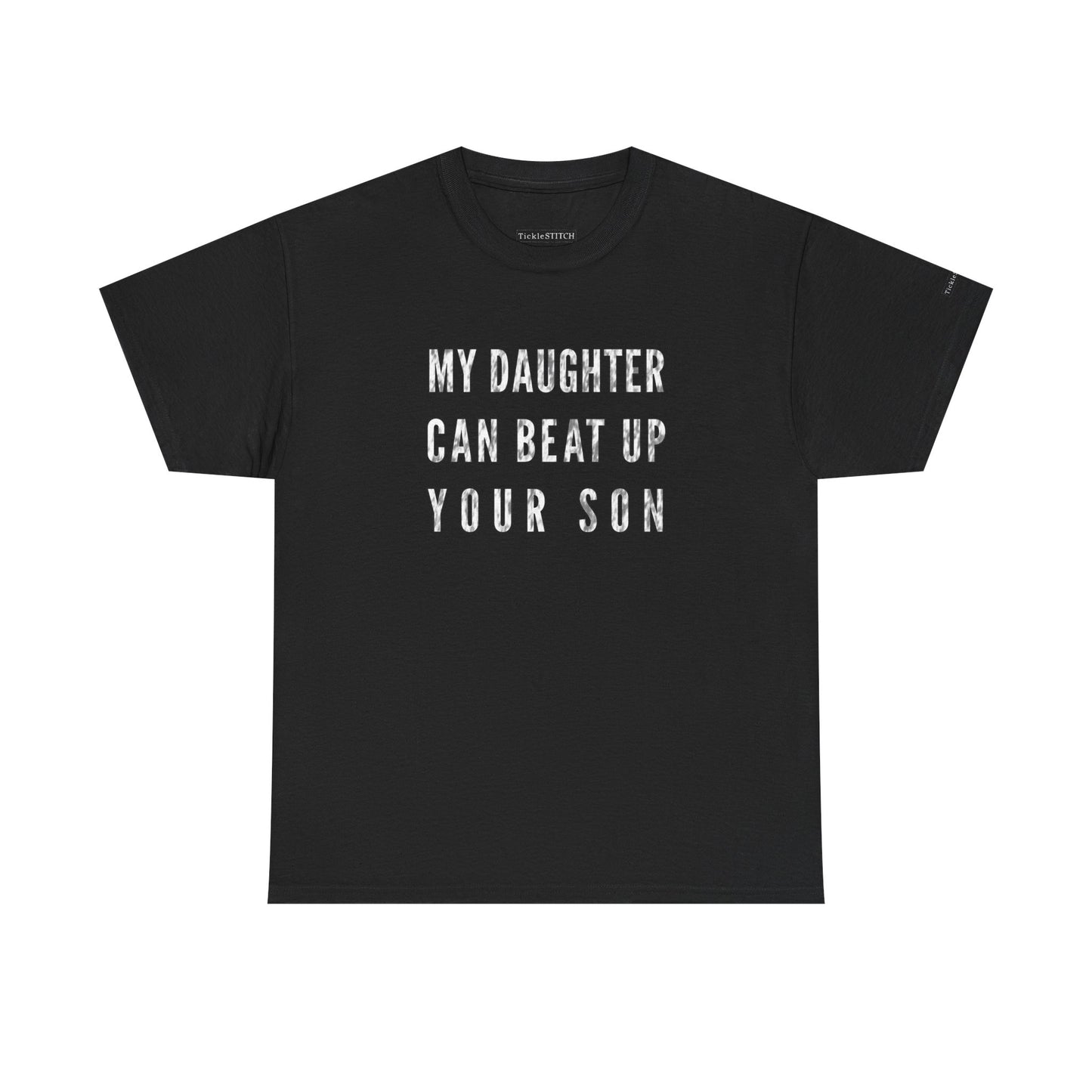 Proud Dad Strong Daughter Tee. Protective Father Tough Girl Power Shir