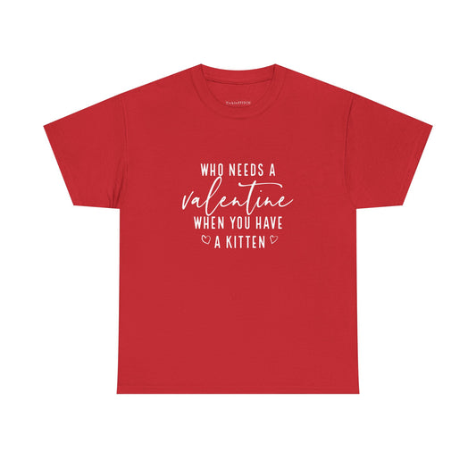 Cute Kitten Valentine's Day Shirt for Cat Lovers & Pet Parents