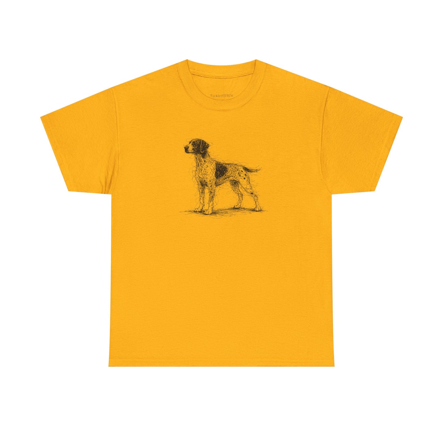 German Shorthaired Pointer Sketch Art Tee - GSP Lover Hunting Dog Gift