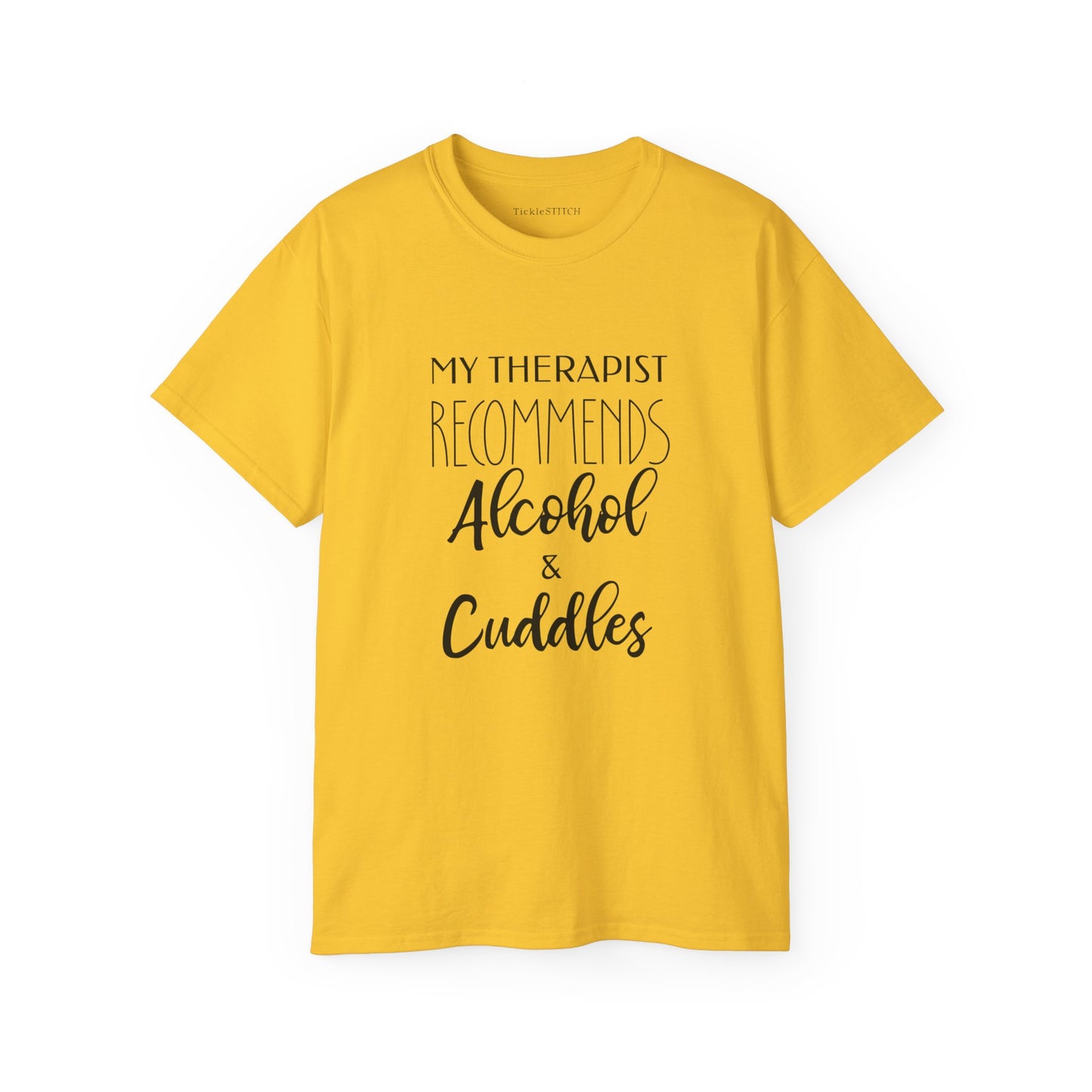 My Therapist Recommends Alcohol and Cuddles, Cuddle Pillow, Cuddling