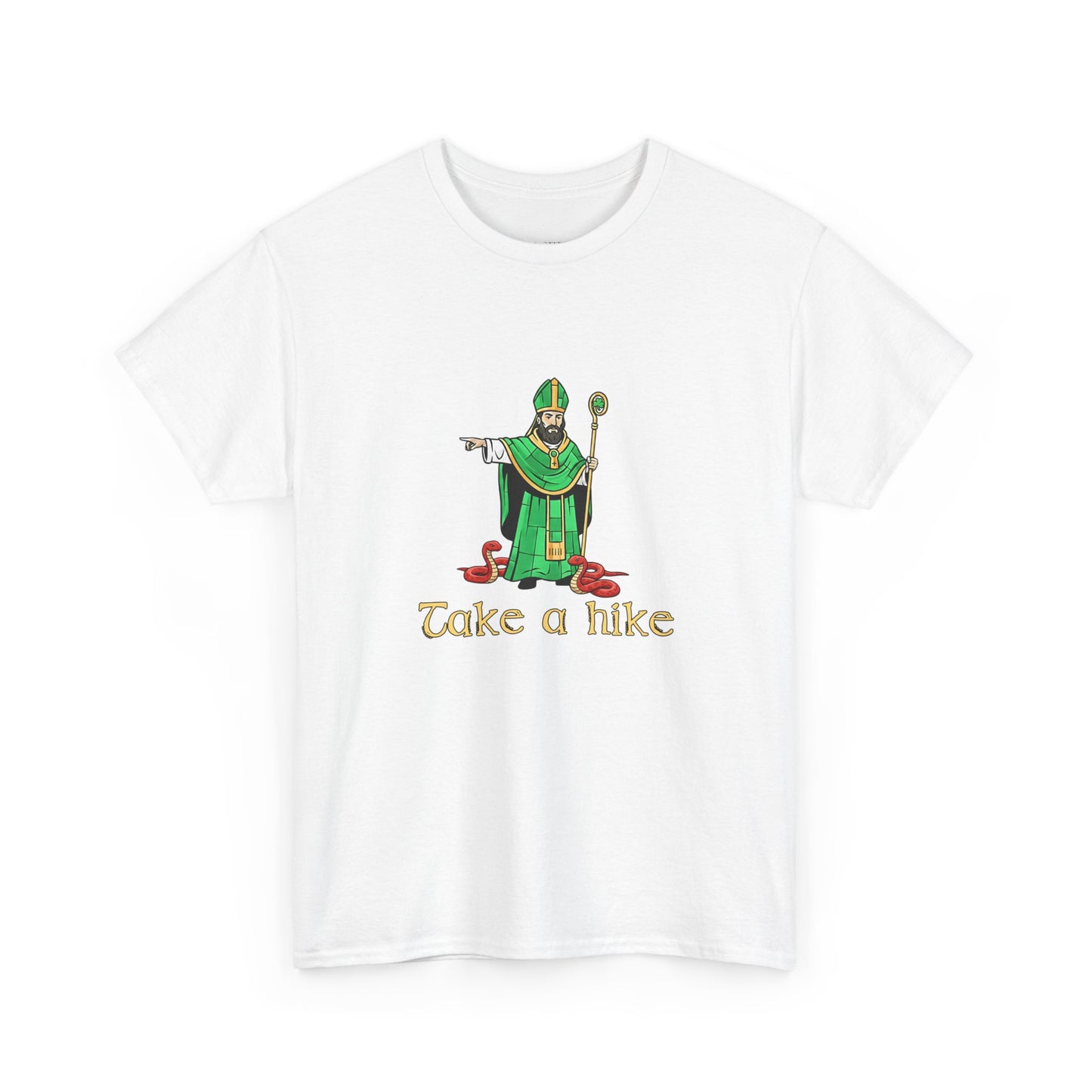 Take a Hike St. Patrick Kicking Out Snakes