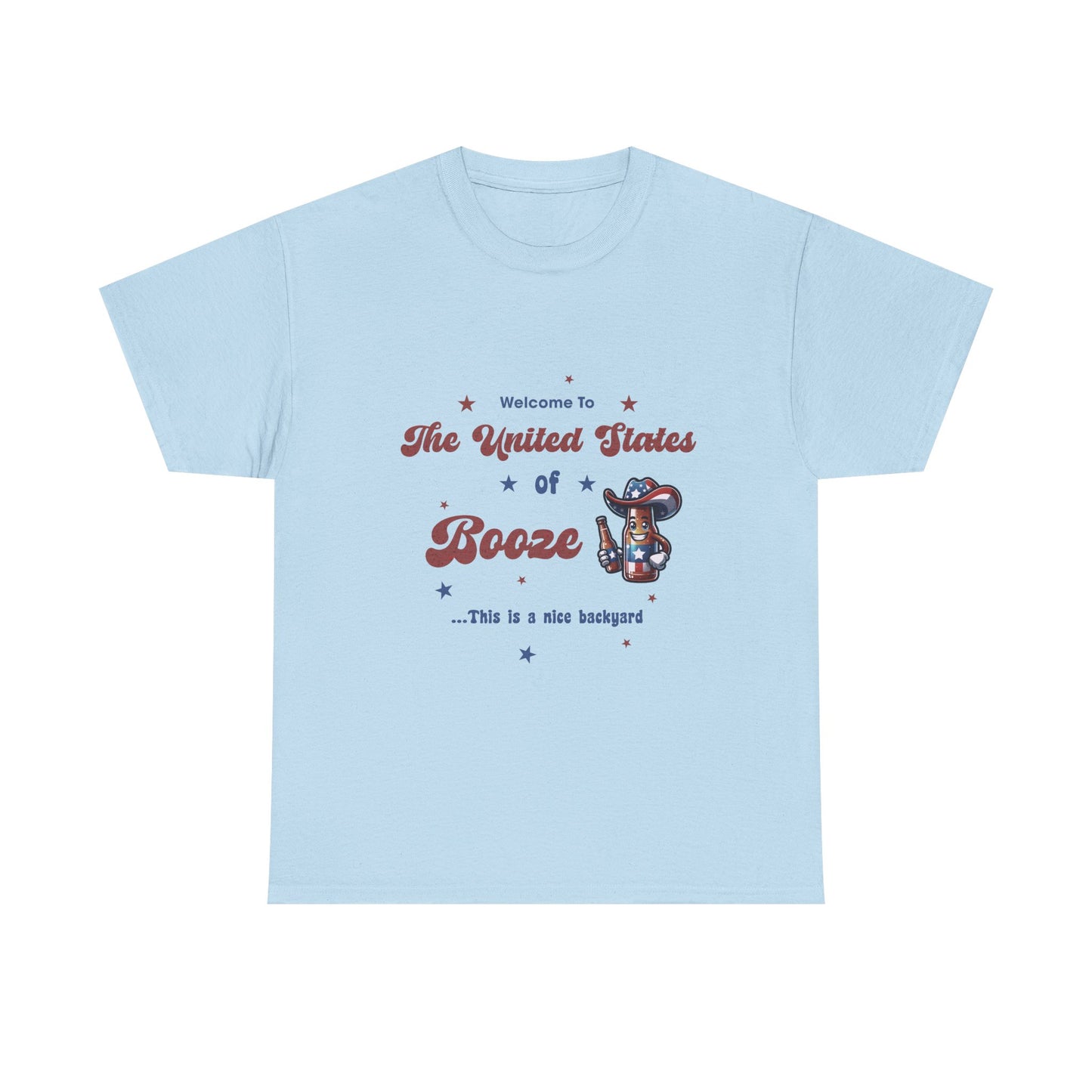 United States of Booze Patriotic Drinking T-Shirt for American Celebra