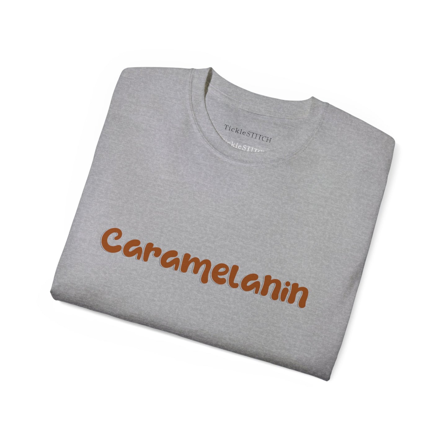 Caramelanin. Caramel Melanin. Caramelanin. Women's Cotton Funny T-shirt