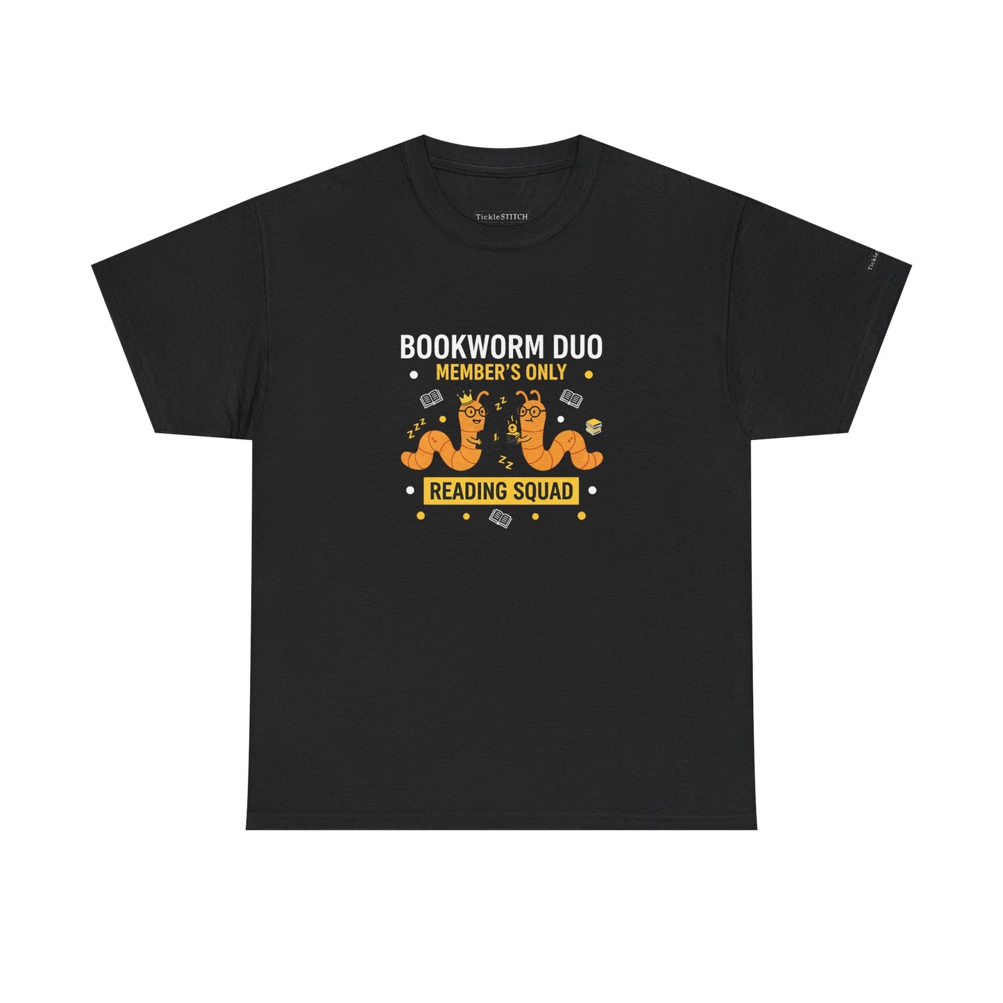 Bookworm Duo Reading Buddy Membership Squad Team Identity Pride Tee