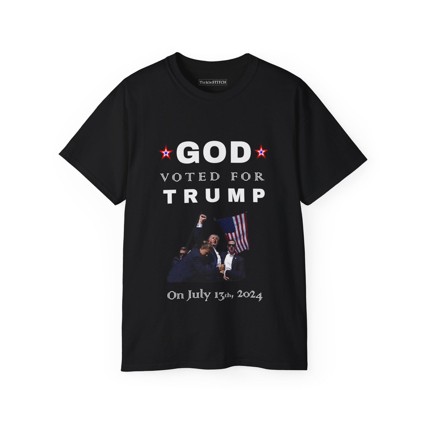 God Voted for Trump on July 13th, FIST, Trump Shirt, Trump 2024