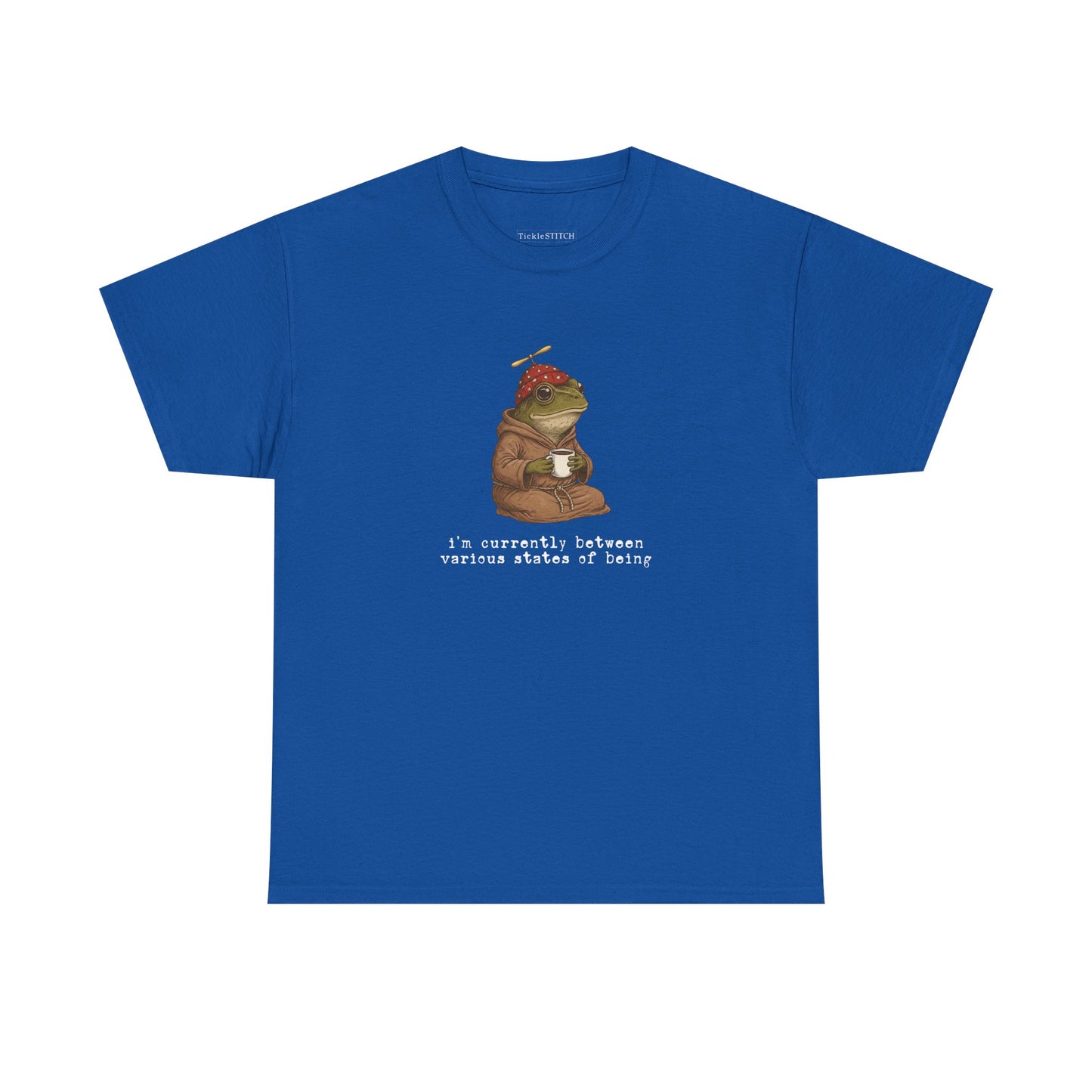 Existential Frog Between States of Being Weirdcore Absurdist Humor Tee