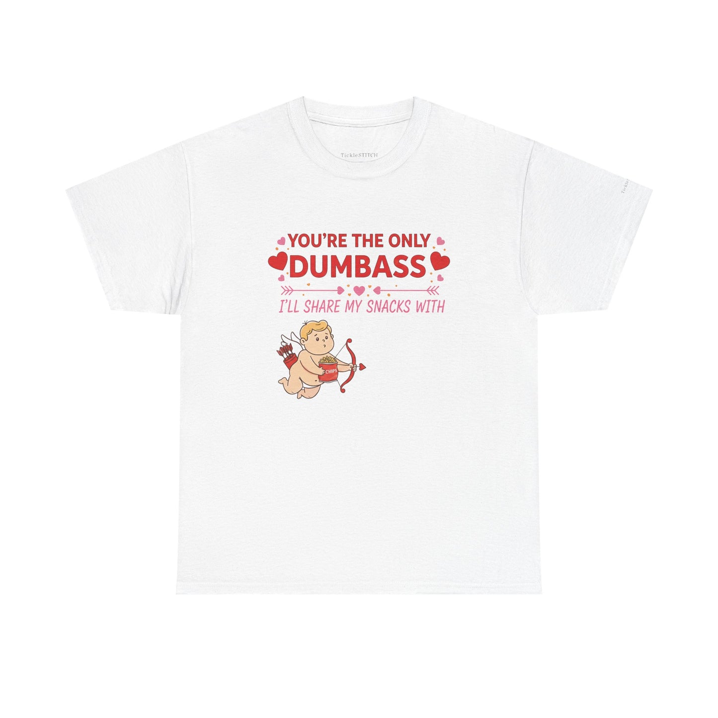 Funny Valentine's Day Cupid Tee – Snacks Love Boyfriend Girlfriend Gif