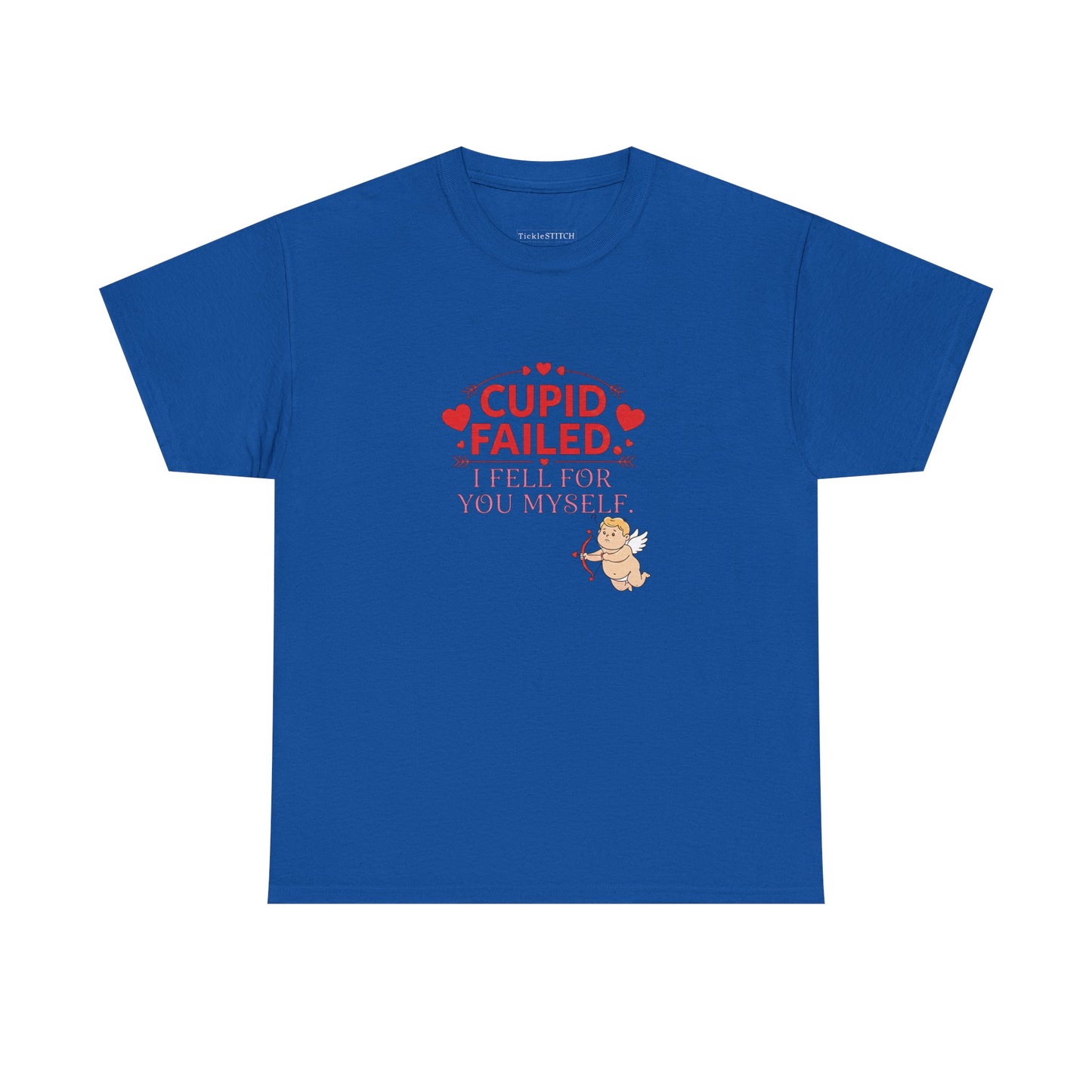 Cupid Failed Valentine's Day Funny T-Shirt for Boyfriend Girlfriend