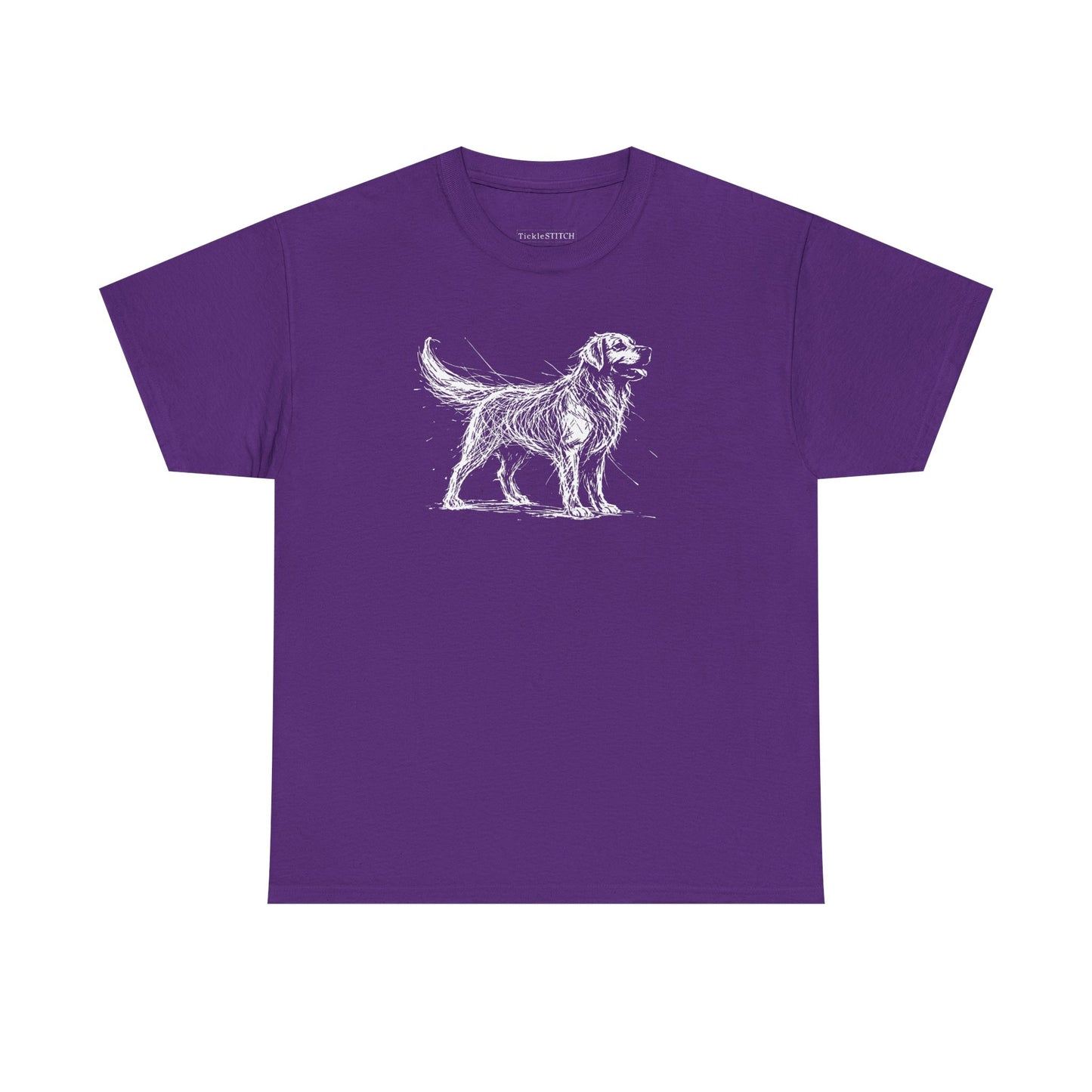 Golden Retriever Sketch Shirt - Loyal Family Dog Tee Gift for Dog