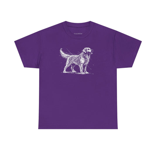 Golden Retriever Sketch Shirt - Loyal Family Dog Tee Gift for Dog
