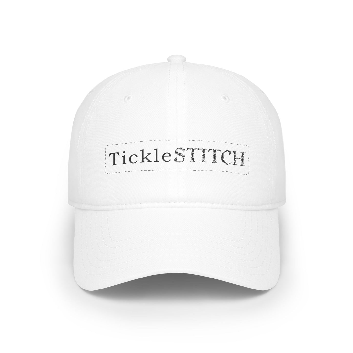 Tickle Stitch Logo Hats – "Cap-tivating Style!" Low Profile Baseball Cap