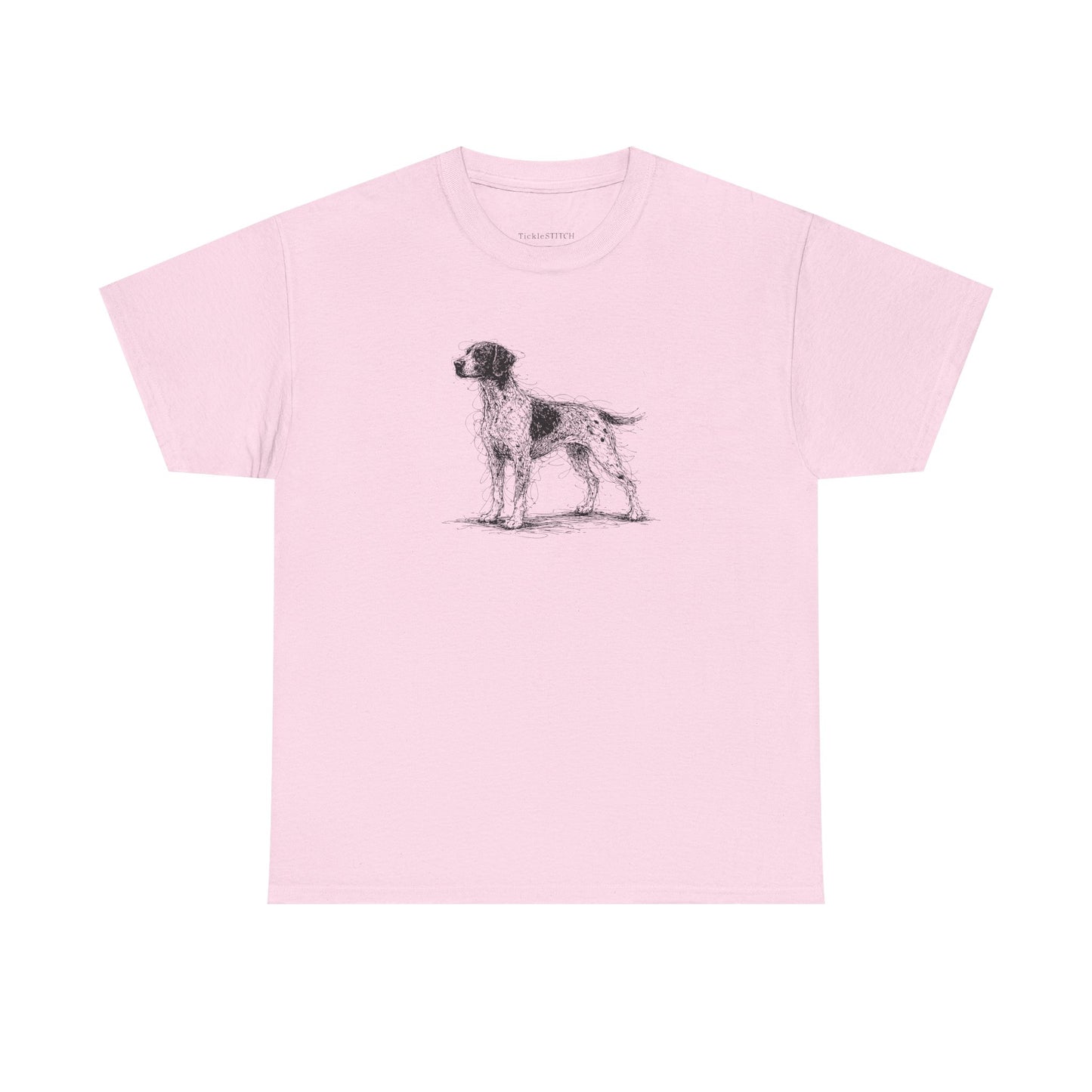 German Shorthaired Pointer Sketch Art Tee - GSP Lover Hunting Dog Gift